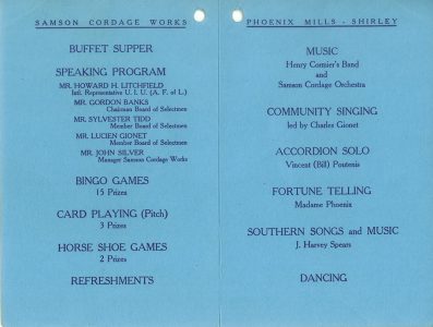 Samson Cordage Works Menu
